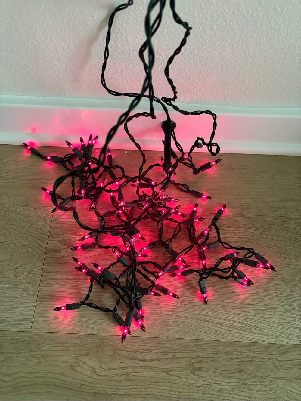 Red/Pink Holiday String Lights - Classic Indoor Lighting (4)